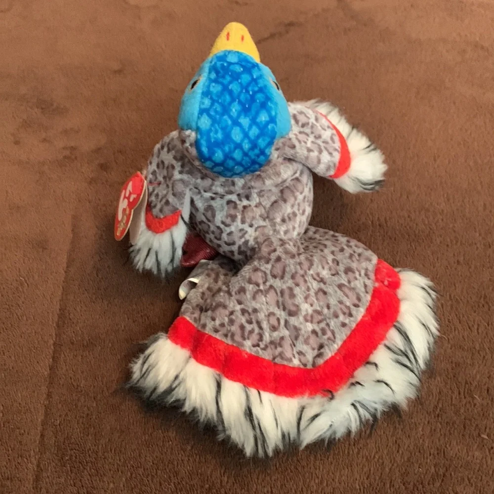 2000 TY Beanie Baby Lurkey Turkey Plush stuffed collectors collectible toy - Picture 4 of 9